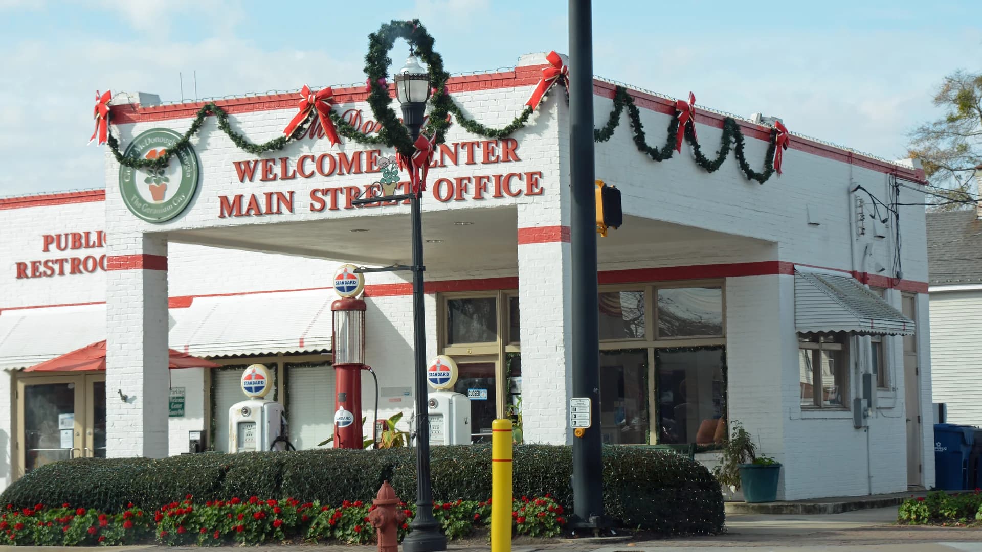 The McDonough Welcome Center and Main Street office in McDonough, Georgia.