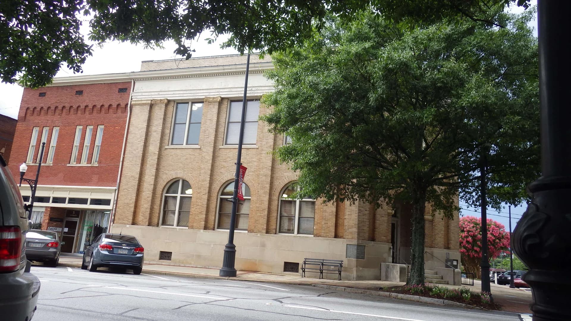 Carnegie Library on LaGrange Street in downtown Newnan, Georgia.